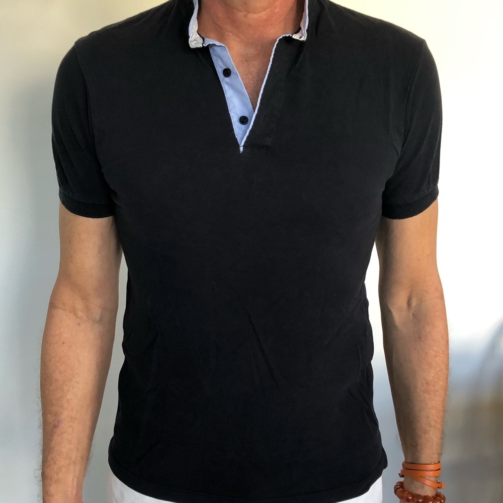 ZARA Navy Polo Shirt